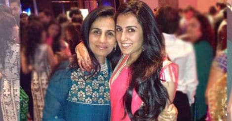 Chanda Kochhar With Daughter