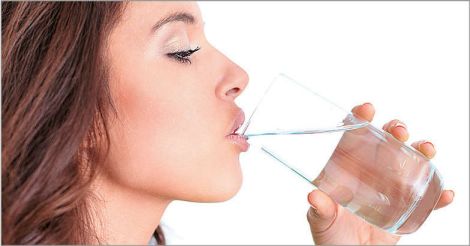 Girl Drinking Water