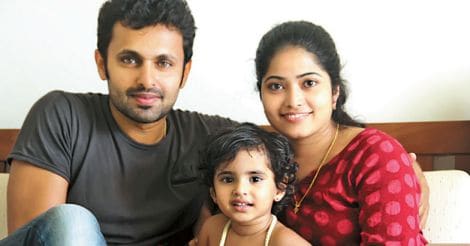 Vineeth Kumar with family