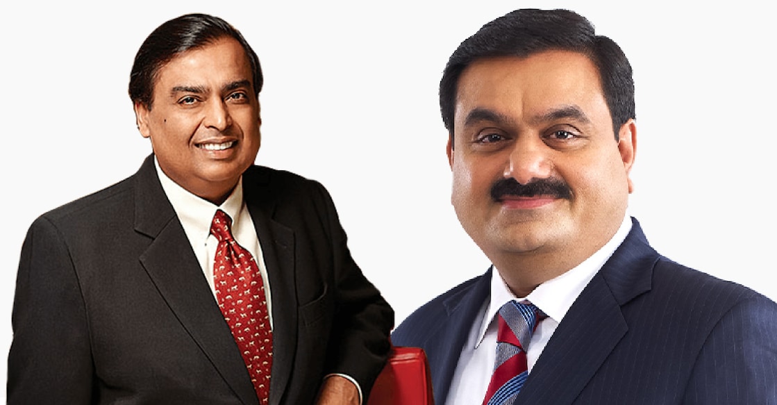 gautam-adani-ambani-main മുകേഷ് അംബാനി, ഗൗതം അദാനി (Image Coourtesy: Reliance Industries & Adani Group)