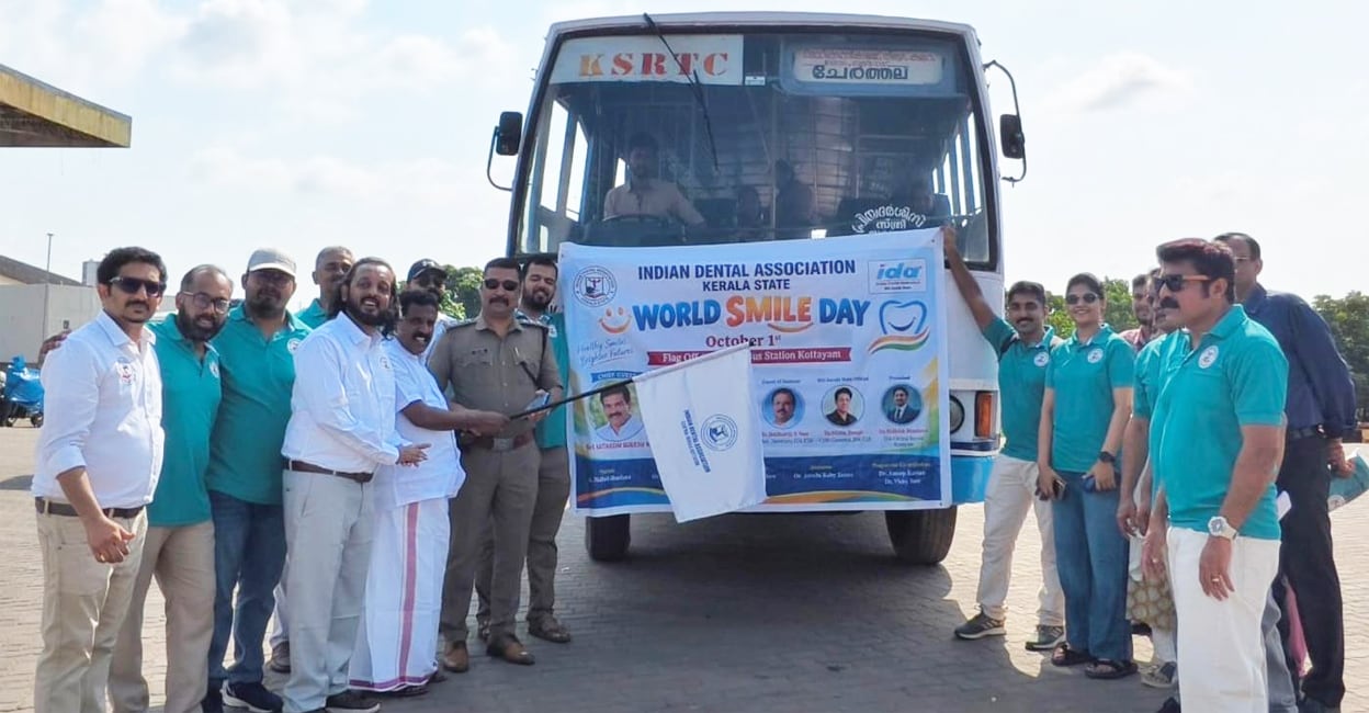 IDA Kottayam Branch organizes oral health awareness campaign on World Smile Day