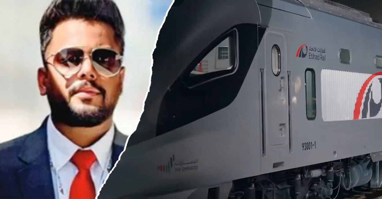Nishad, the captain of Etihad High Speed ​​Passenger Trains. Image: Special Arrangement