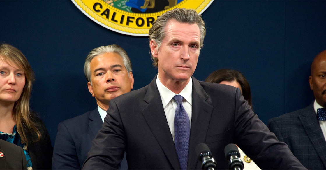 california-governor-gavin-newsom-is-suing-donald-trump-deploying-national-guard-to-los-angeles ഗാവിൻ ന്യൂസം. Image Credit: Sheila Fitzgerald/Shutterstockphoto.com