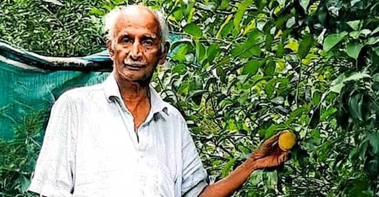 At 89, this retired headmaster proves age is just a number on his lush Peermade farm