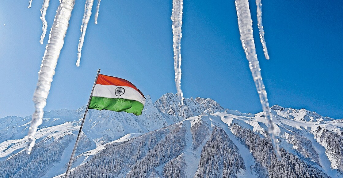 INDIA-WEATHER-SNOW ഇന്ത്യ-ചൈന അതിർത്തി