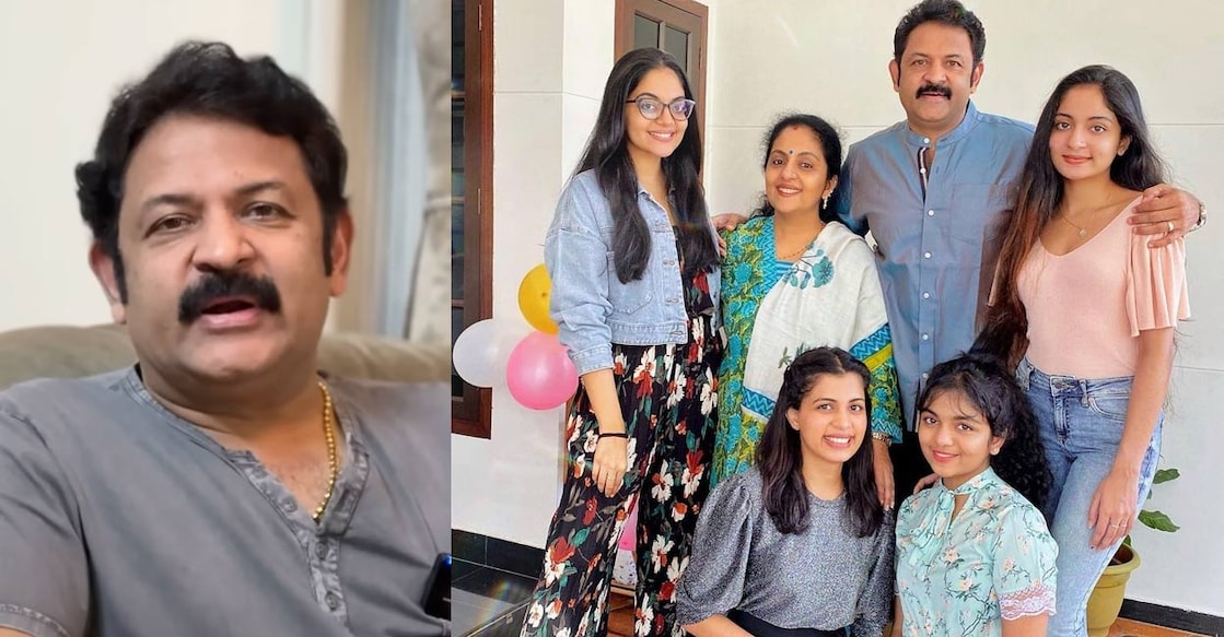krishnakumar-family കൃഷ്ണകുമാറും കുടുംബവും