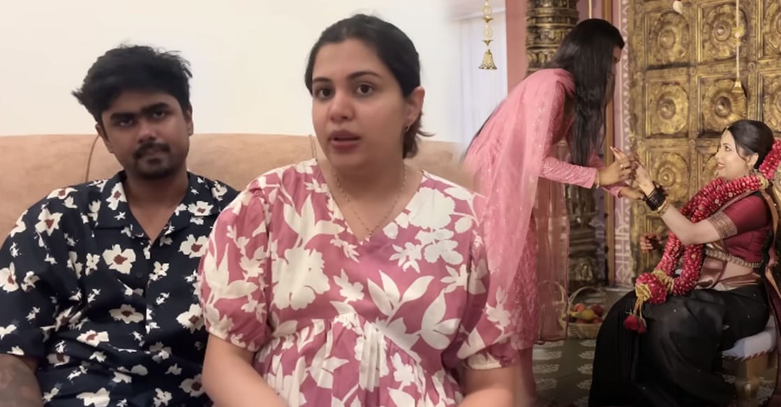 ദിയ കൃഷ്ണയും അശ്വിനും, ദിയ കൃഷ്ണയുടെ വളകാപ്പ് ചടങ്ങിൽ തട്ടിപ്പിൽ ആരോപണം നേരിടുന്ന ദിവ്യ പങ്കെടുക്കുന്നു