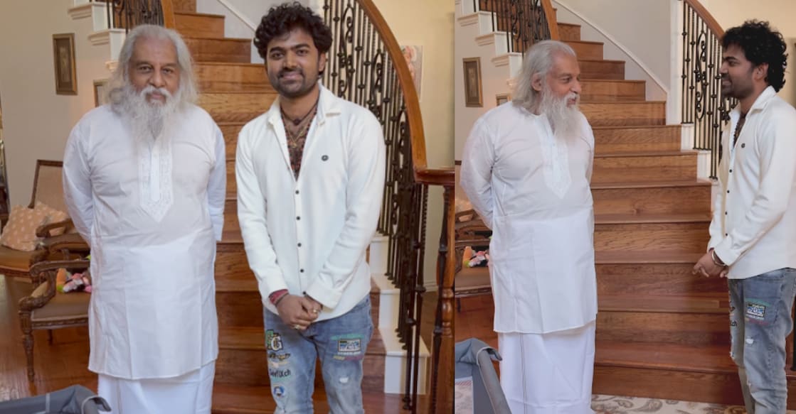 Yesudas യേശുദാസ്, കാർത്തിക് ദേവരാജ് (കടപ്പാട്: ഇൻസ്റ്റഗ്രാം)