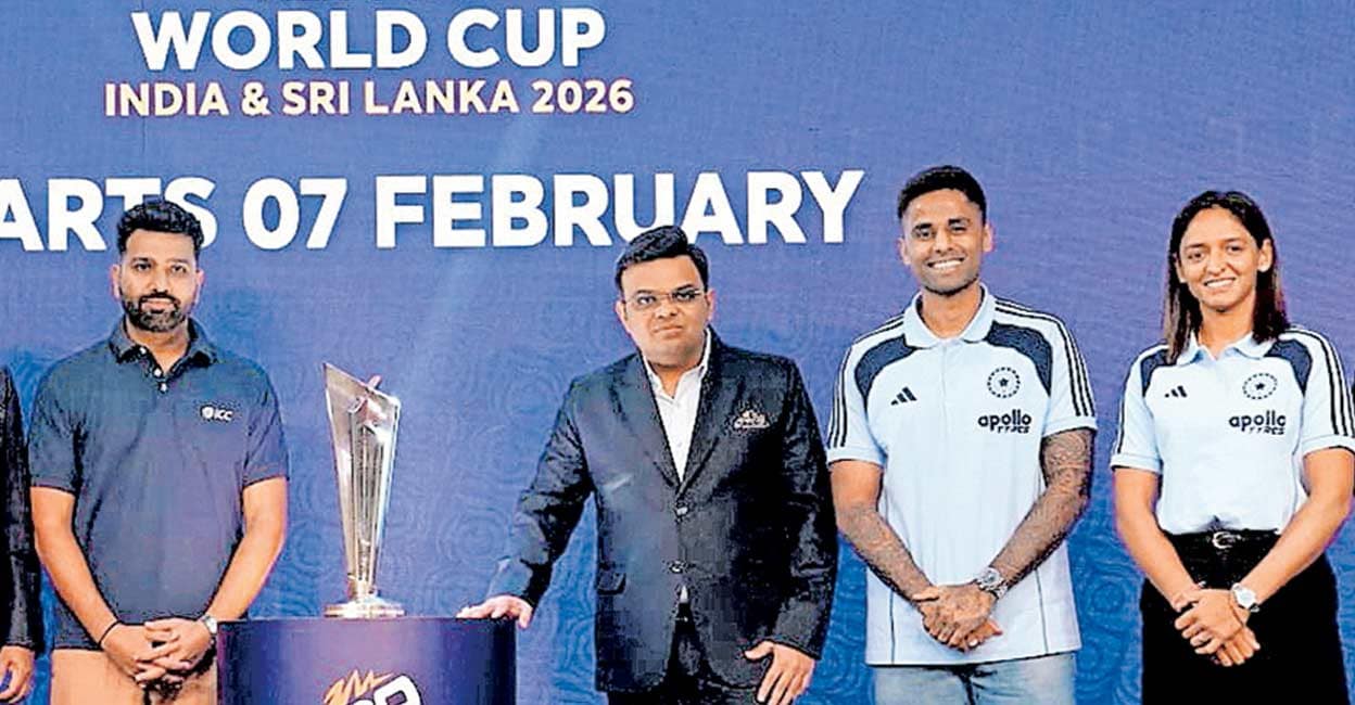 2026 ട്വന്റി20 ലോകകപ്പ് ഫെബ്രുവരി 7 മുതൽ; ഇന്ത്യയും പാക്കിസ്ഥാനും വീണ്ടും ഒരു ഗ്രൂപ്പിൽ