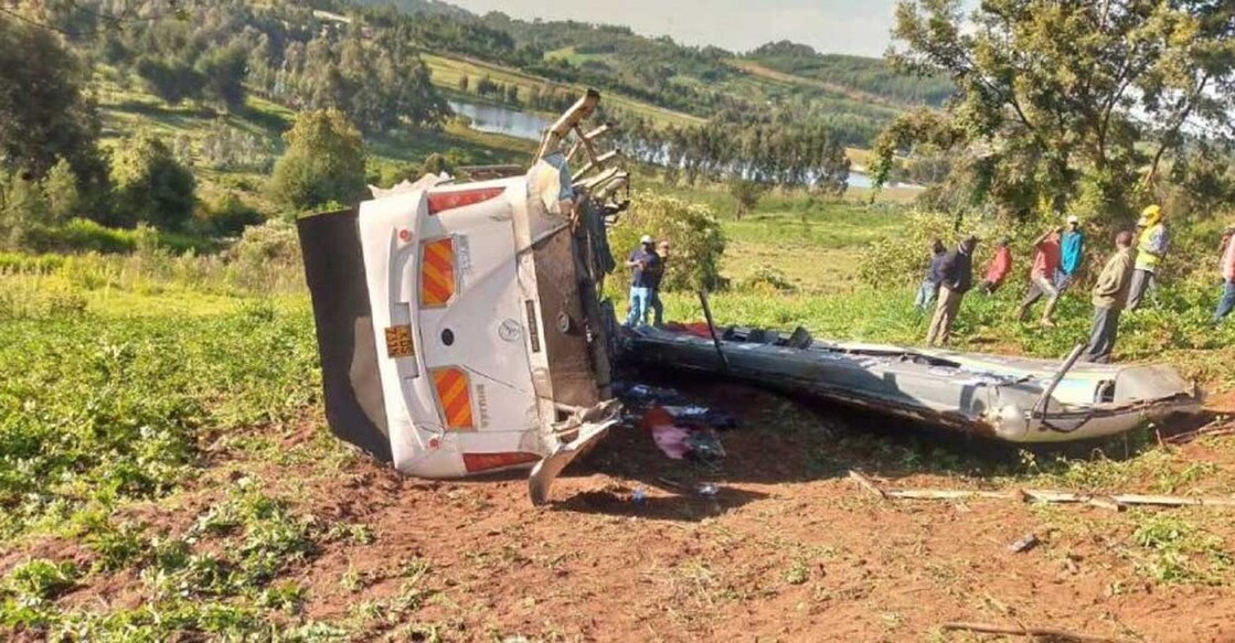kenya-bus-accident കെനിയയിൽ അപകടത്തിൽപ്പെട്ട ബസ് (Photo: Arranged)