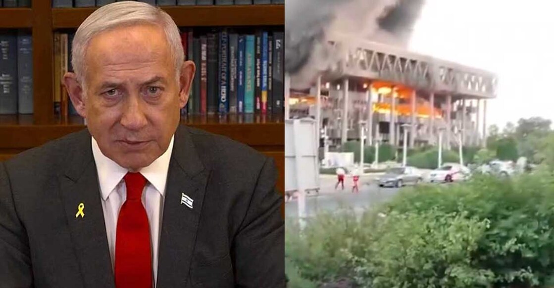 നെതന്യാഹുവിന്റെ മുന്നറിയിപ്പിനു പിന്നാലെ ടെഹ്റാനിൽ സ്ഫോടനം; ഇറാൻ ടെലിവിഷൻ ആസ്ഥാനത്തും മിസൈൽ ആക്രമണം