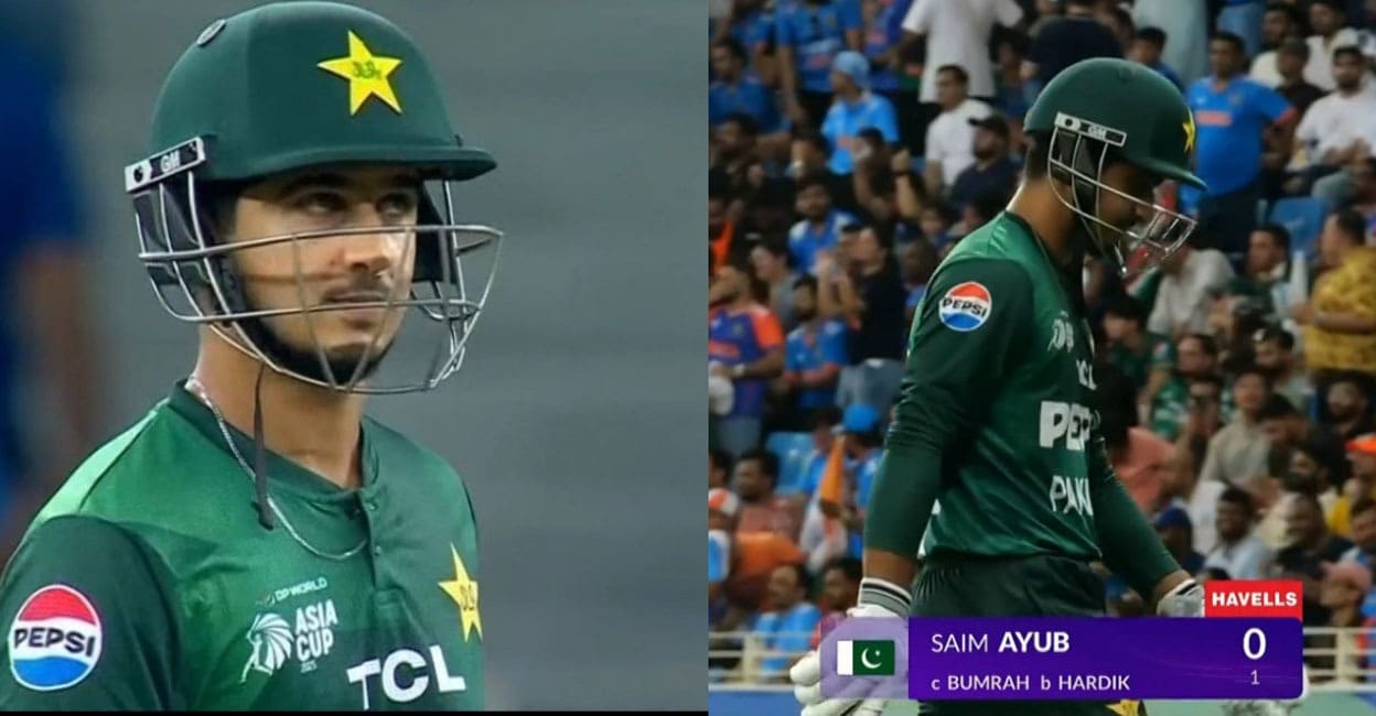 ബുമ്രയുടെ ആറു പന്തുകളും സിക്സടിക്കുമെന്ന് വീരവാദം; ഇന്ത്യയ്ക്കെതിരെയും ‘ഗോൾഡന്‍ ഡക്കായി’ സയിം അയൂബ്– വിഡിയോ