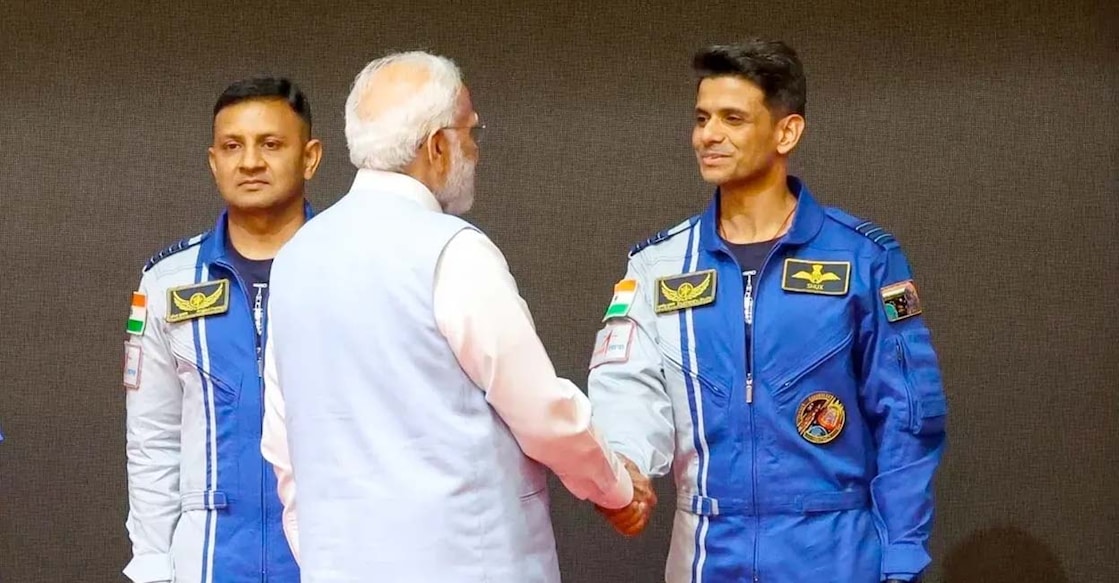 Shubhanshu Shukla, Modi Shubhanshu Shukla, Modi