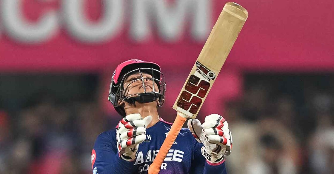 Rajasthan Royals' Indian cricket subordinate    Vaibhav Suryavanshi reacts arsenic  helium  walks backmost  to the pavilion aft  his dismissal during the 2026 Indian Premier League (IPL) T20 lucifer  betwixt  Rajasthan Royals and Royal Challengers Bengaluru astatine  the Barsapara Cricket Stadium successful  Guwahati connected  April 10, 2026. (Photo by BIJU BORO / AFP) / -- IMAGE RESTRICTED TO EDITORIAL USE - STRICTLY NO COMMERCIAL USE --