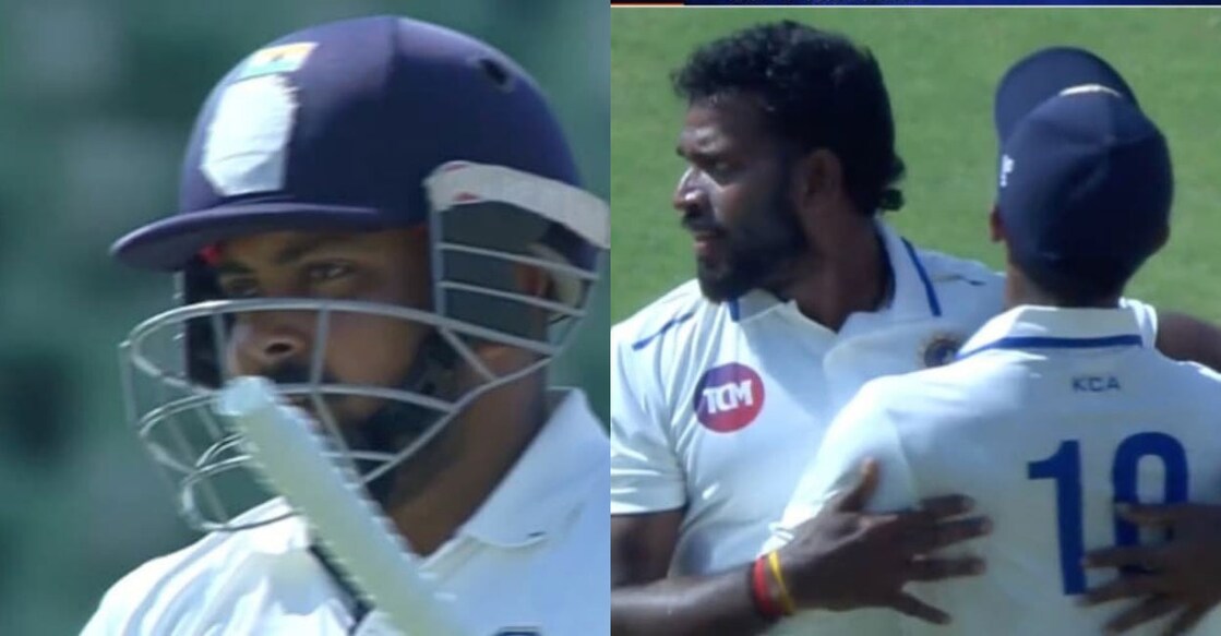 പൃഥ്വി ഷാ പുറത്തായി മടങ്ങുന്നു