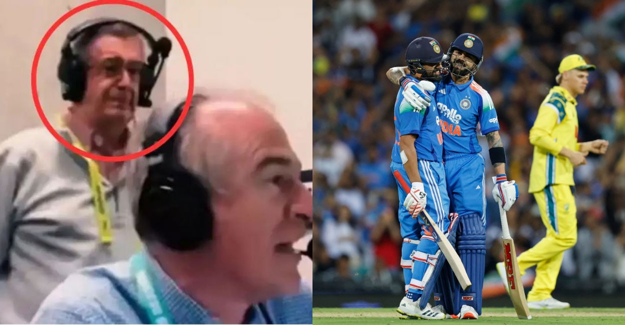 ഇതിഹാസങ്ങളുടെ ‘ലാസ്റ്റ് ഡാൻസ്’, രോഹിത്തിന്റെയും കോലിയുടേയും ബാറ്റിങ് കണ്ട് കരഞ്ഞ് ഓസ്ട്രേലിയൻ കമന്റേറ്റർ- വിഡിയോ