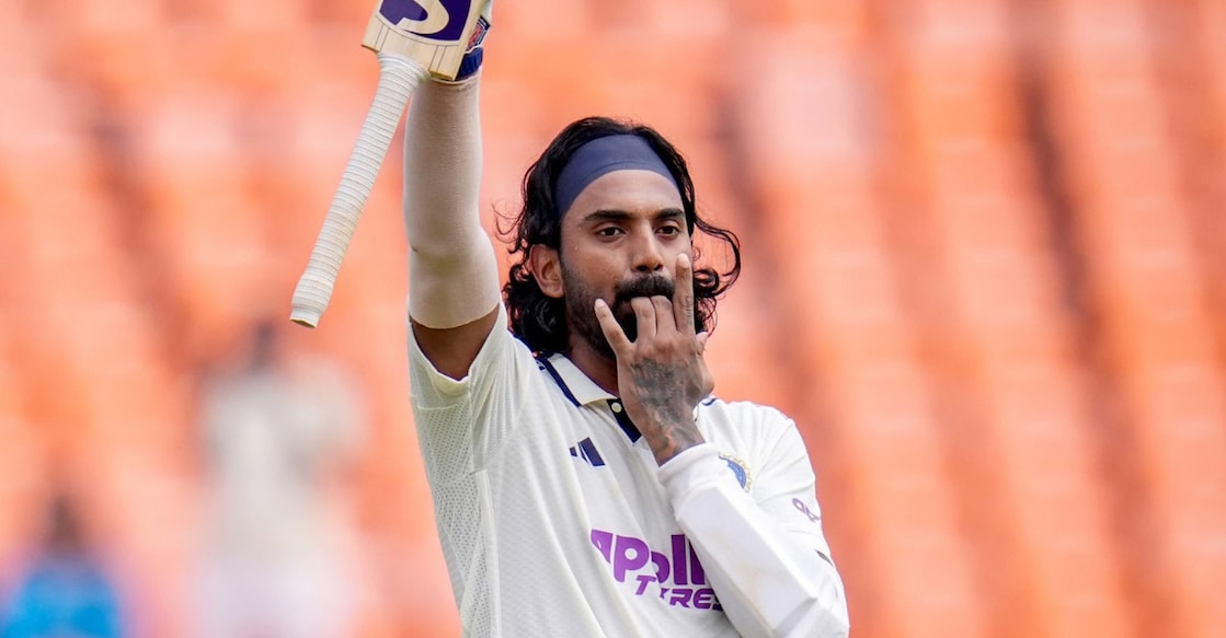 സെഞ്ചറി നേടിയ രാഹുലിന്റെ ആഹ്ലാദം