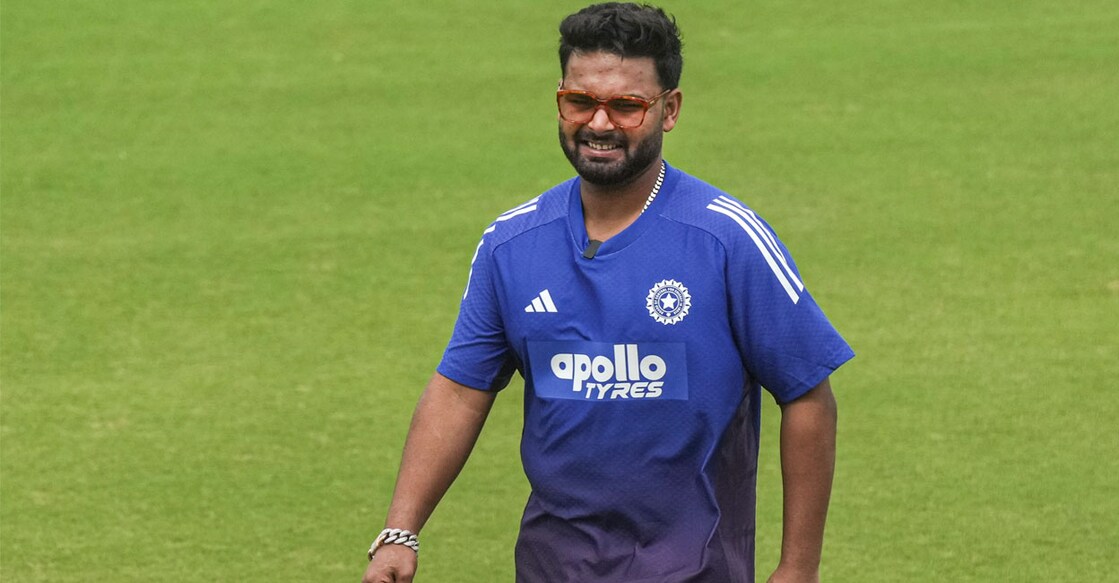 ഇന്ത്യ എ ടീം ക്യാപ്റ്റൻ ഋഷഭ് പന്ത് പരിശീലനത്തിനിടെ  (PTI Photo/Shailendra Bhojak) 