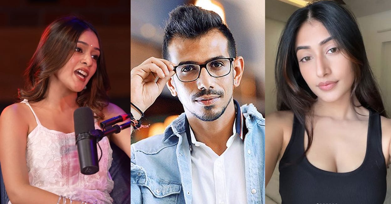 ‘ഒരു കേസിനു കൂടി തയാറായിക്കോളൂ’: മഹ്‌വാഷിന്റെ വിഡിയോയിൽ ചെഹൽ, വളർത്തുനായയുടെ പടം പങ്കുവച്ച് ധനശ്രീ– വിഡിയോ