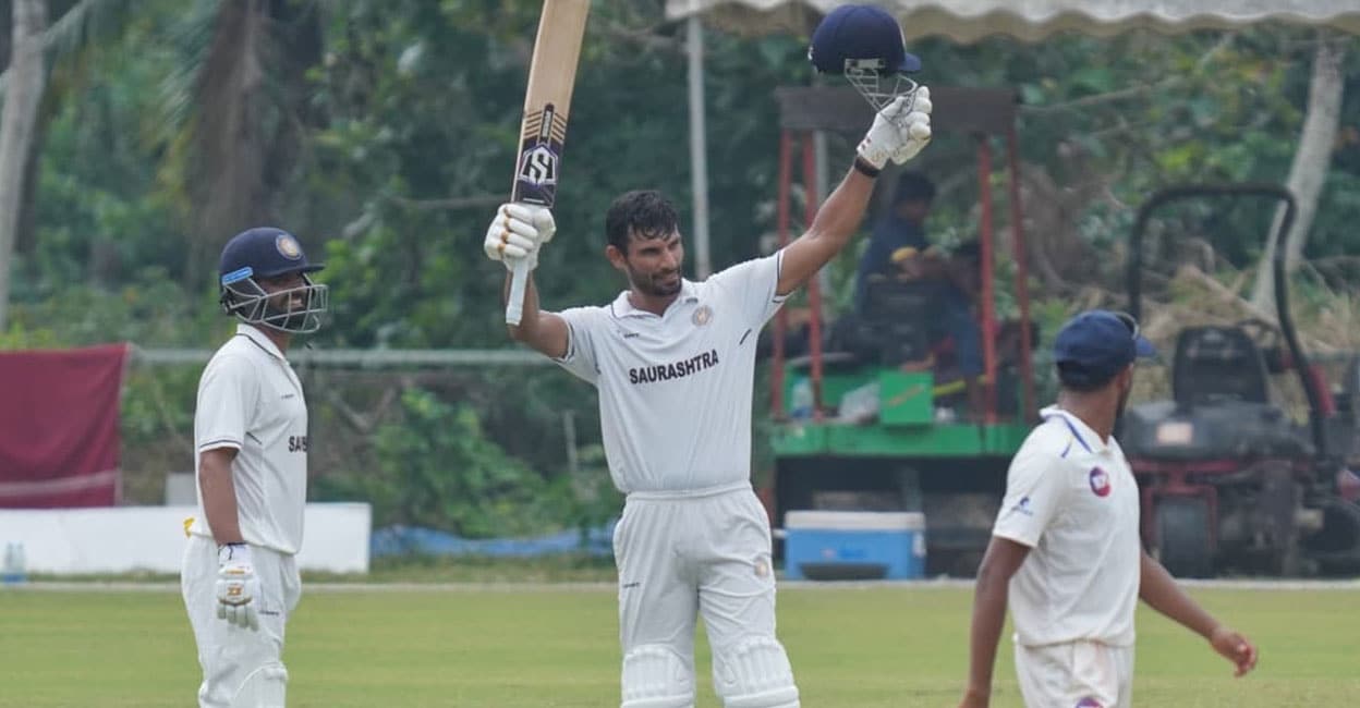 ചിരാഗ് ജാനിക്ക് (152) സെഞ്ചറി; കേരളത്തിനെതിരെ രണ്ടാം ഇന്നിങ്സിൽ സൗരാഷ്ട്ര മികച്ച സ്കോറിലേക്ക്