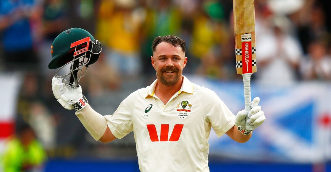  ആഷസ് പരമ്പരയിലെ ആദ്യ മത്സരത്തിൽ ഇംഗ്ലണ്ടിനെതിരെ രണ്ടാം ഇന്നിങ്സിൽ 69 പന്തിൽ സെഞ്ചറി തികച്ച ഓസീസ് ബാറ്റർ ട്രാവിസ് ഹെഡ്. AP/PTI


