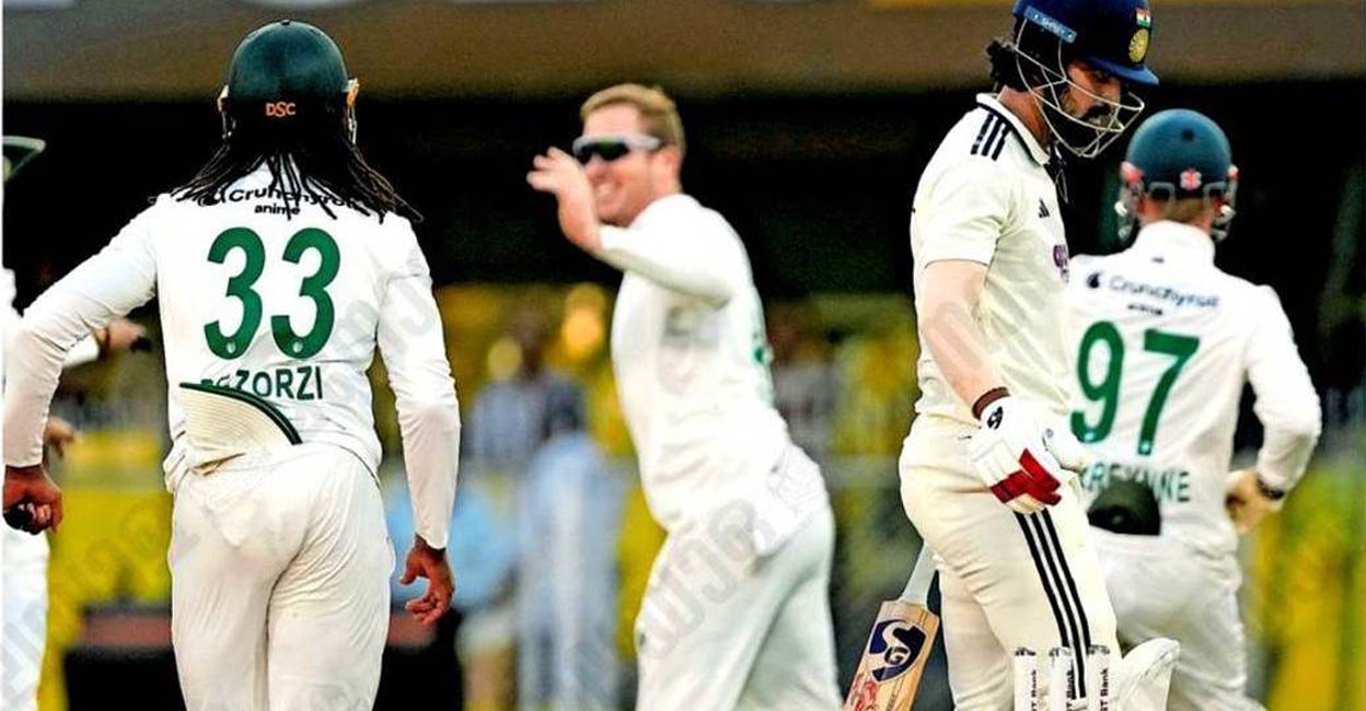 അവസാന ദിനം കൂട്ടത്തകർച്ച, കറങ്ങിവീണ് ജുറേൽ, ക്യാപ്റ്റന്‍ പന്ത്; ഇന്ത്യയ്ക്ക് അഞ്ചു വിക്കറ്റുകൾ നഷ്ടം