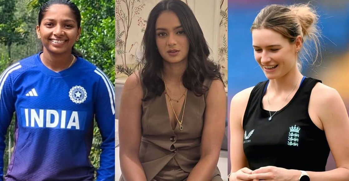 മിന്നുമണി, പ്രതിക റാവൽ,  ലോറൻ ബെൽ (Facebook)