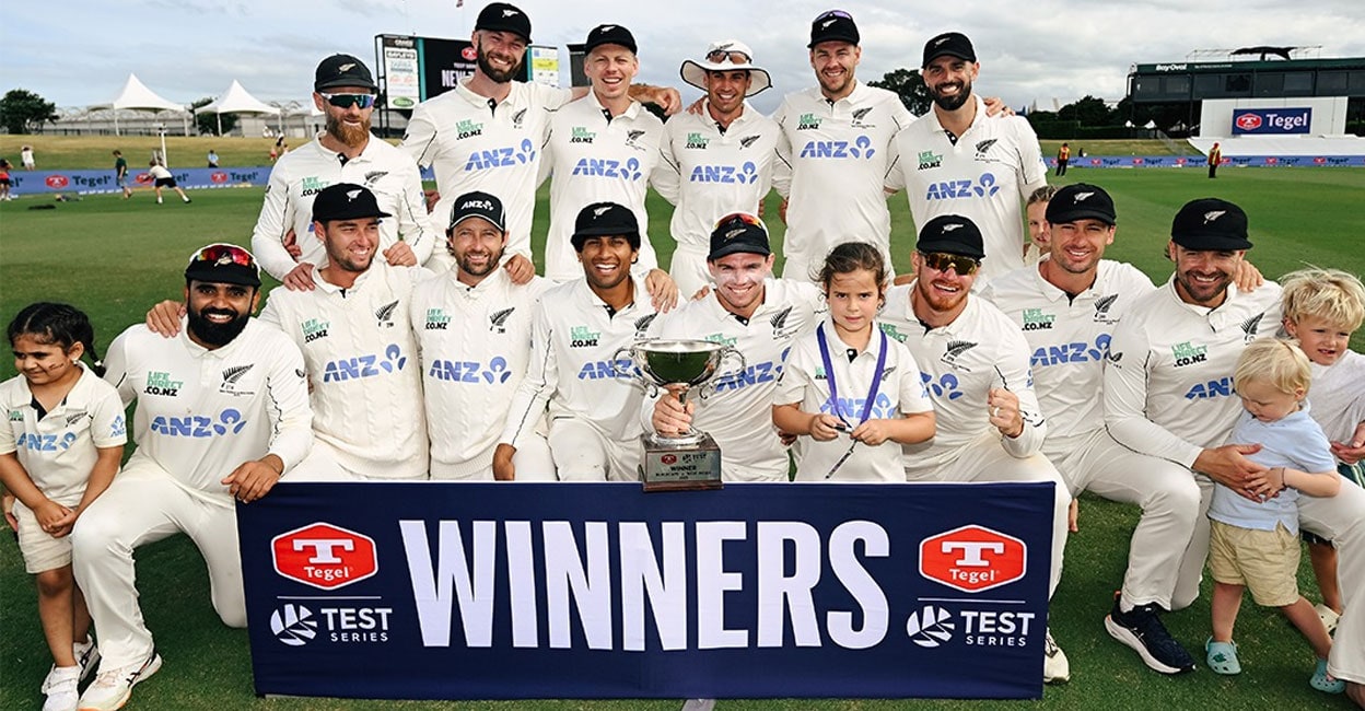 ന്യൂസീലൻഡിന് പരമ്പര; മൂന്നാം ടെസ്റ്റിൽ കിവീസിന് 323 റൺസ് ജയം