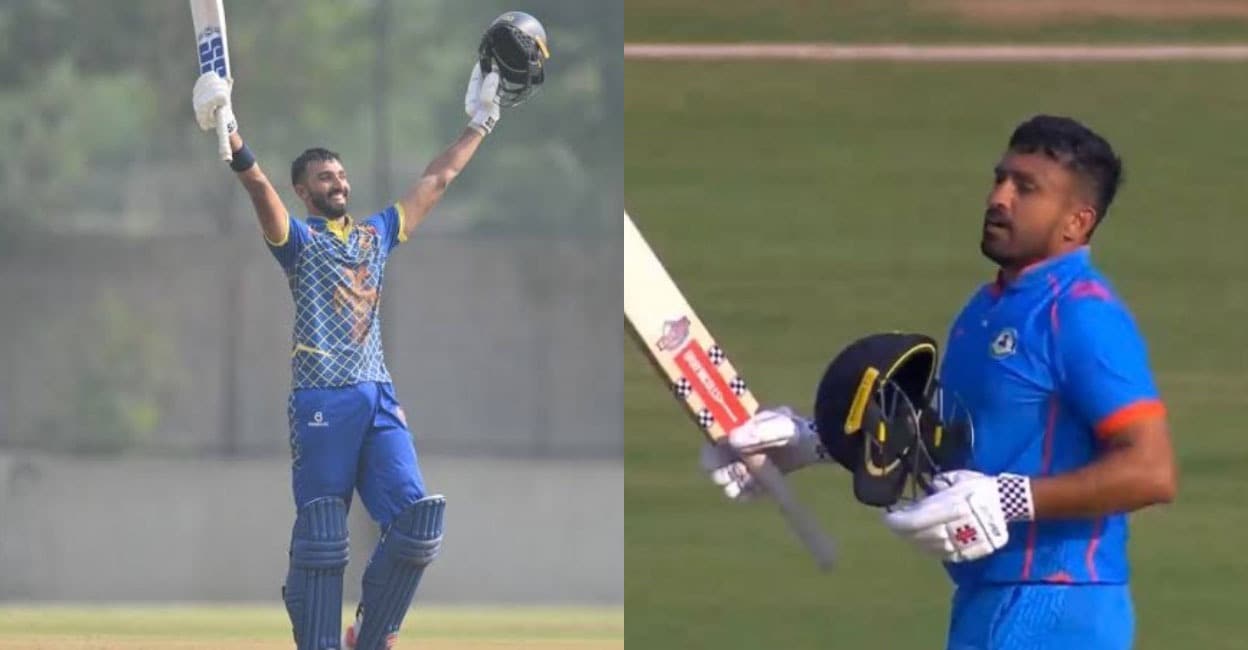 കർണാടകയുടെ മലയാളി താരങ്ങൾക്ക് ‘ഡബിൾ’ സെഞ്ചറി, അടി വാങ്ങിക്കൂട്ടി കേരള ബോളർമാർ, വമ്പൻ തോൽവി