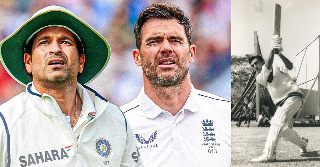 സച്ചിൻ തെൻഡുൽക്കറും ജയിംസ് ആൻഡേഴ്സനും, മൻസൂർ അലി ഖാൻ പട്ടൗഡി