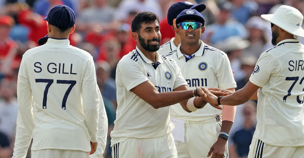 ഒന്നാം ഇന്നിങ്സിൽ ഇംഗ്ലണ്ട് 465ന് പുറത്ത്, ഇന്ത്യയ്‌ക്ക് 6 റൺസ് ലീഡ്, ബുമ്രയ്ക്ക് 5 വിക്കറ്റ്; രണ്ടാം ഇന്നിങ്സിൽ ഇന്ത്യ 2ന് 90