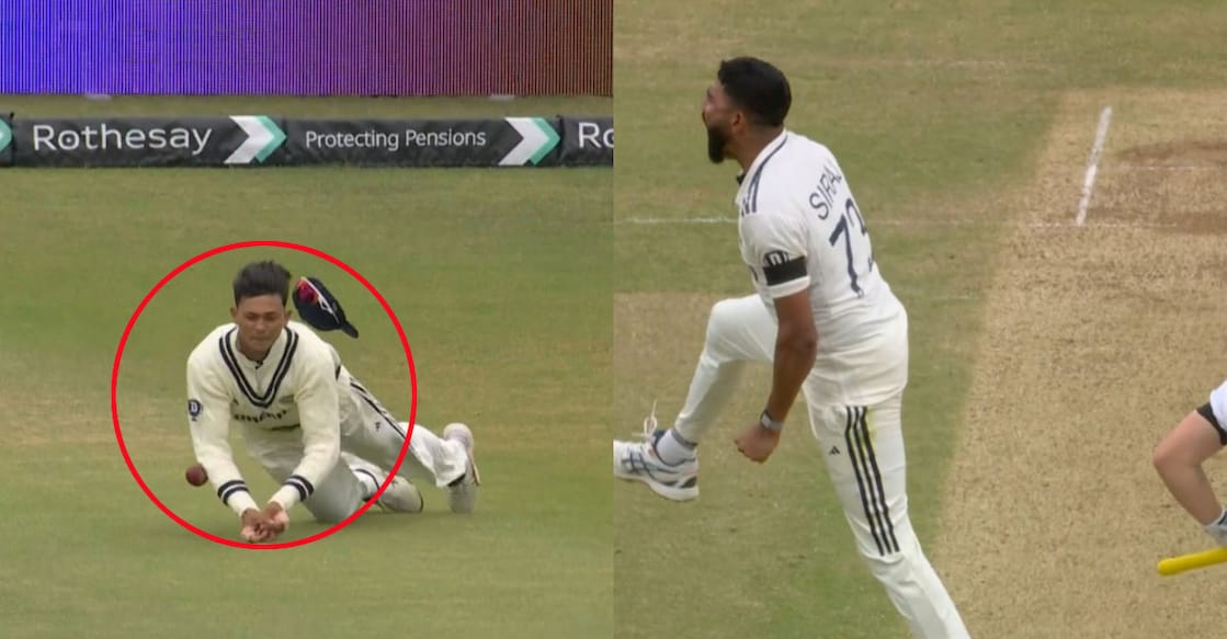 ബെന്‍ ഡക്കറ്റിന്റെ ക്യാച്ച് കളയുന്ന യശസ്വി ജയ്സ്വാൾ, സിറാജിന്റെ രോഷ പ്രകടനം