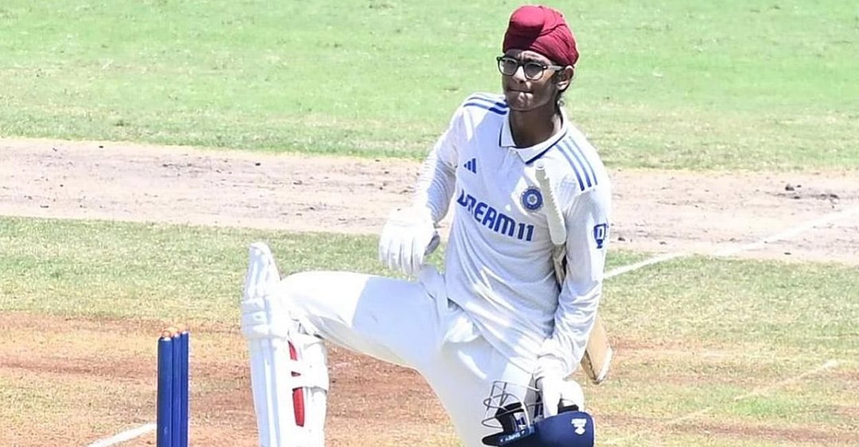 ടെസ്റ്റ് തോൽവിക്കിടെ ഇംഗ്ലണ്ടിനെ തൂത്തെറിഞ്ഞ് ഇന്ത്യൻ യുവനിര; സൂര്യവംശിയും മാത്രെയും മങ്ങി, 52 പന്തിൽ സെഞ്ചറിയുമായി ഒൻപതാമൻ!