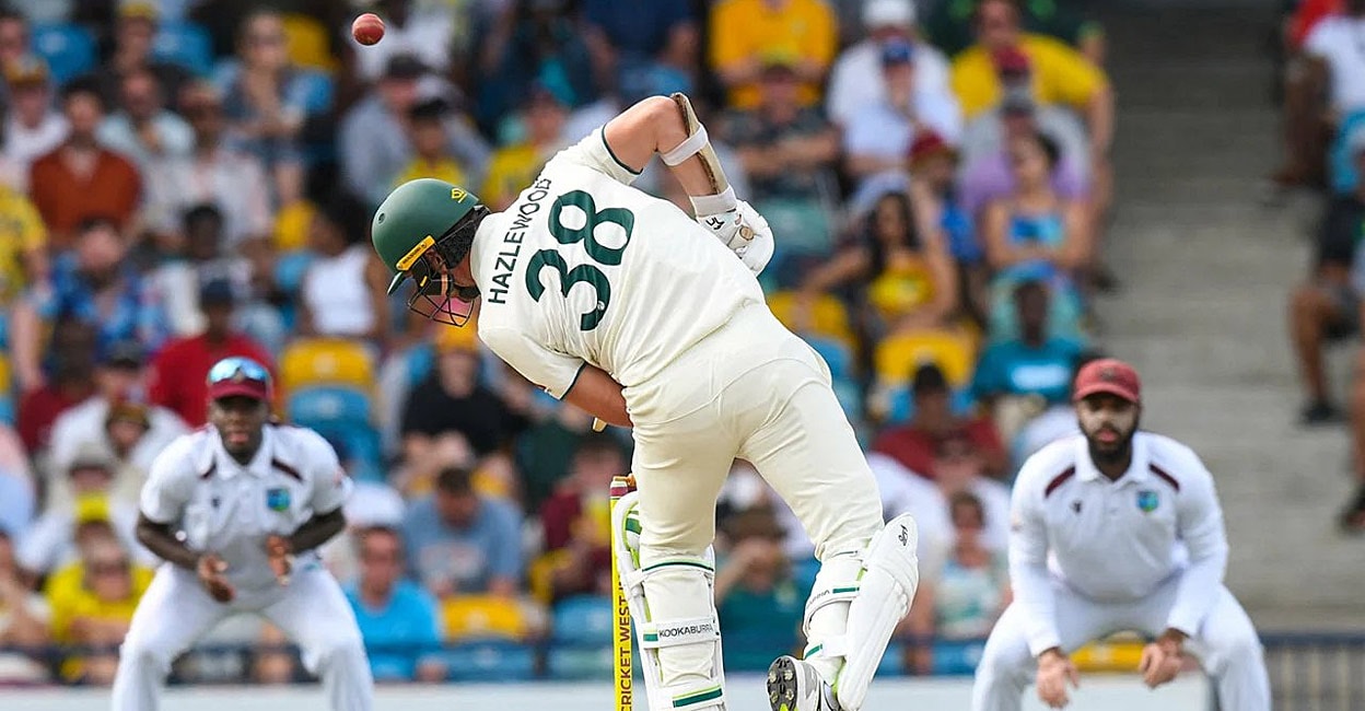 ടെസ്റ്റ് ചാംപ്യൻഷിപ്പ് ഫൈനൽ തോൽവിക്കു പിന്നാലെ വിൻഡീസിലും ഓസീസിന് കൂട്ടത്തകർച്ച; ഒന്നാം ഇന്നിങ്സിൽ 180 റൺസിന് ഓൾഔട്ട്!