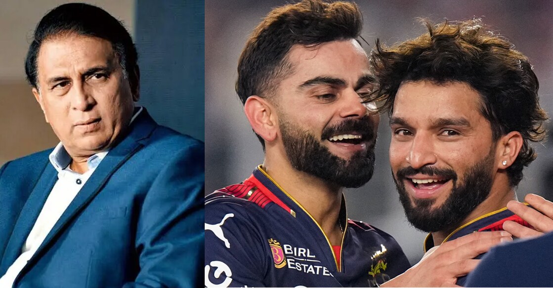 സുനിൽ ഗാവസ്കർ, വിരാട് കോലിയും രജത് പാട്ടിദാറും 