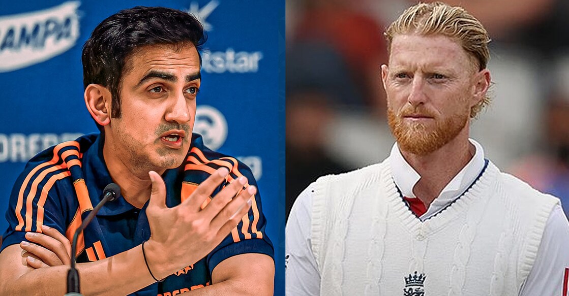 ഗൗതം ഗംഭീർ (X/@BCCI), ബെൻ സ്റ്റോക്സ് (X/@ECB)