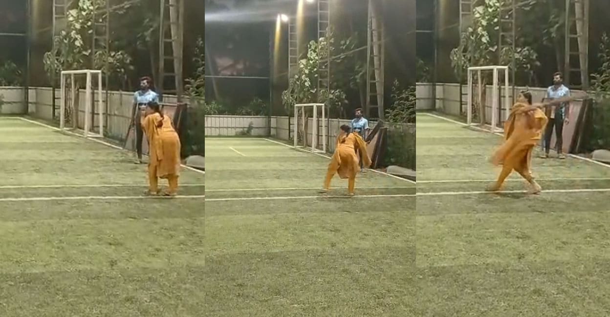 ഒരൊറ്റ സിക്സർ, സംഭവം കയറി കൊളുത്തി; രമ്യ ടീച്ചർക്ക് ഇതും വശമുണ്ട്! വൈറൽ ‘താരം’ പ്രസിഡന്റാണ്– വിഡിയോ