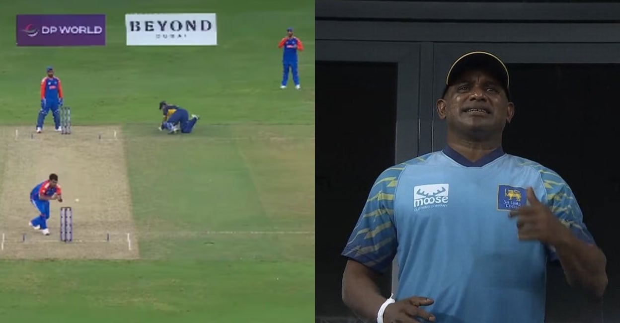 ശനകയുടെ ‘എടുത്തുചാട്ടം’, ഒന്നു തിരിഞ്ഞുനോക്കിയിരുന്നെങ്കിൽ ലങ്ക ചിലപ്പോൾ ജയിച്ചേനെ; ഡഗൗട്ടിൽ ക്ഷുഭിതനായി ജയസൂര്യ– വിഡിയോ