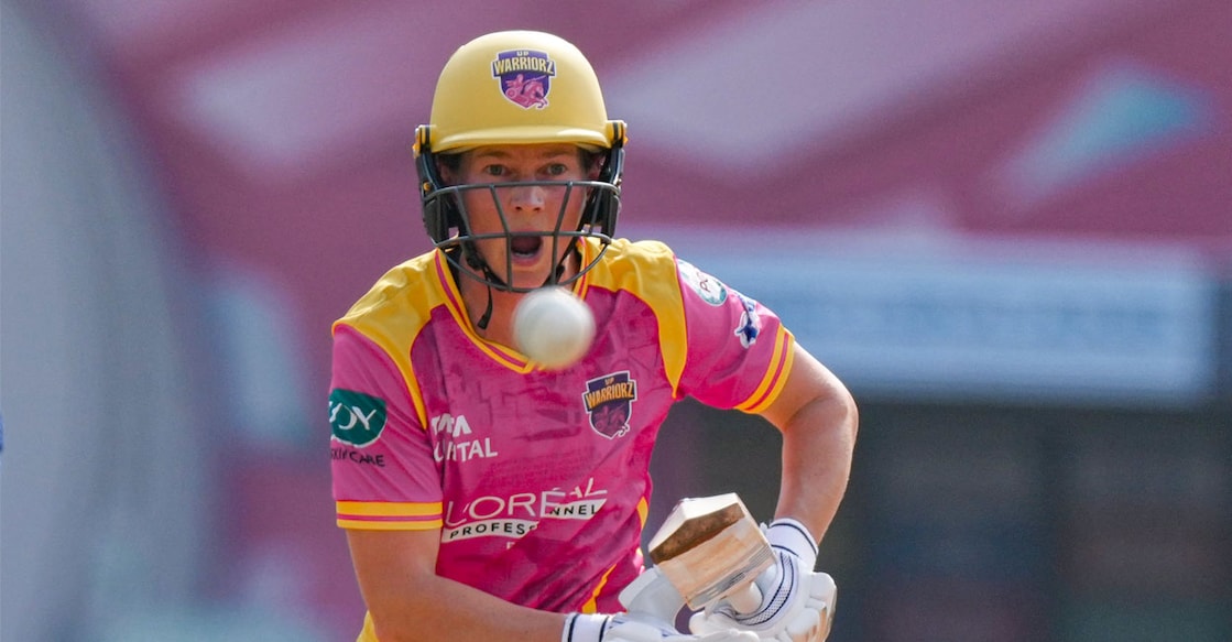   യുപി ക്യാപ്റ്റൻ മെഗ് ലാനിങ് ബാറ്റിങ്ങിനിടെ  (PTI Photo/Kunal Patil)