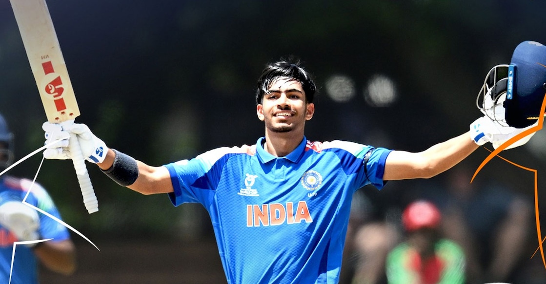 

അണ്ടർ 19 ഏകദിന ലോകകപ്പിൽ സിംബാബ്‌വെയ്ക്കെതിരായ മത്സരത്തിൽ സെഞ്ചറി നേടിയ ഇന്ത്യൻ താരം വിഹാൻ മൽഹോത്ര.(X/BCCI)


