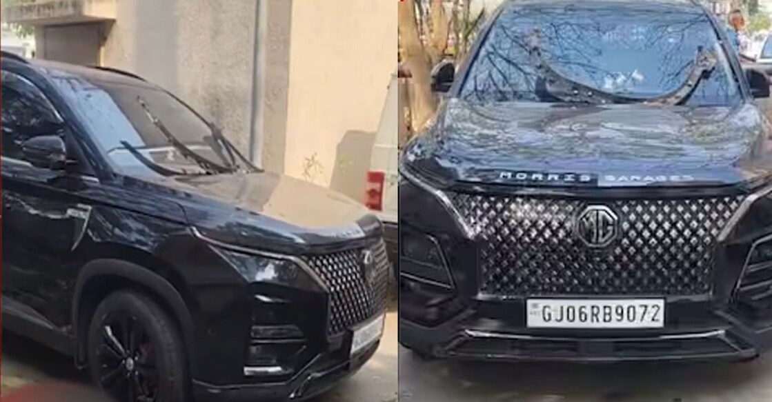 ജേക്കബ് മാർട്ടിൻ ഓട്ടിച്ചിരുന്ന വാഹനം (X/@dhaneshnews1)