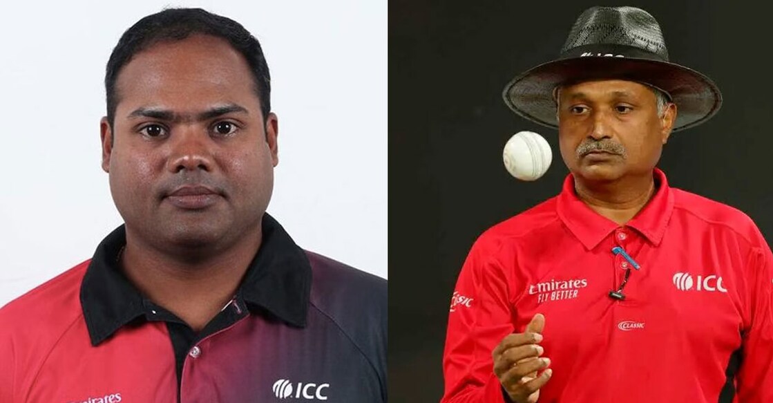   നിതിൻ മേനോൻ (X/BCCI), കെ.എൻ.അനന്തപത്മനാഭൻ(espncricinfo.com)