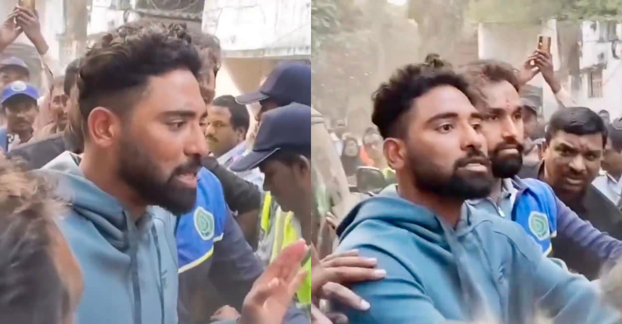 സഹോദരാ, ഒരു നിമിഷം കാത്തുനിൽക്കൂ: ആരാധകരോടു ചൂടായി സിറാജ്, വാഹനത്തിൽ കയറ്റിവിട്ട് സുരക്ഷാ ഉദ്യോഗസ്ഥർ- വിഡിയോ