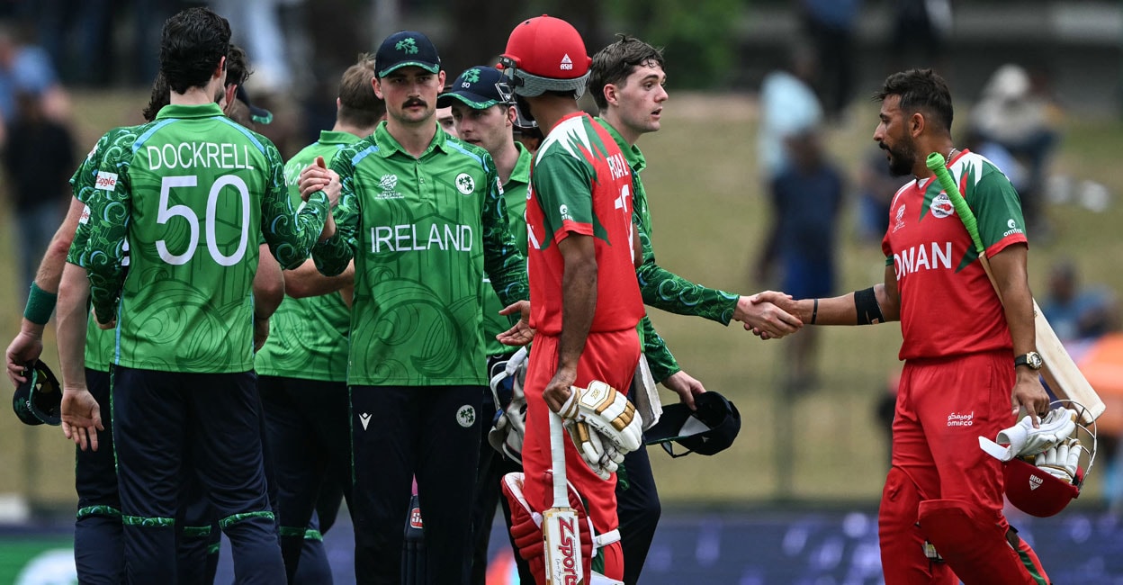 ഐറിഷ് ബാറ്റിങ് കരുത്തിൽ വമ്പൻ സ്കോർ, പൊരുതാതെ കീഴടങ്ങി ഒമാൻ; ഇംഗ്ലണ്ടിനും അനായാസ വിജയം