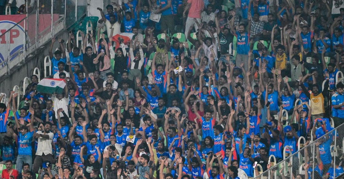 ഇന്ത്യ– ന്യൂസീലൻഡ് ട്വന്റി20 കാണാൻ കാര്യവട്ടം സ്റ്റേഡിയത്തിലെത്തിയ ആരാധകർ. ചിത്രം∙ ശ്രീലക്ഷ്മി ശിവദാസ്. മനോരമ