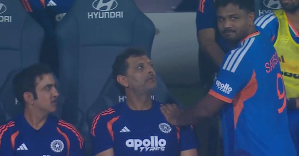 ‘ഇതിപ്പോ കുറെയായി...എല്ലാവർക്കും അറിയാം’: സഞ്ജുവിന്റെ ഔട്ടിൽ ഗാവസ്കർ; പുകഴ്ത്തി പഠാൻ, ഡഗൗട്ടിൽ ഗംഭീറിന്റെ അഭിനന്ദനം