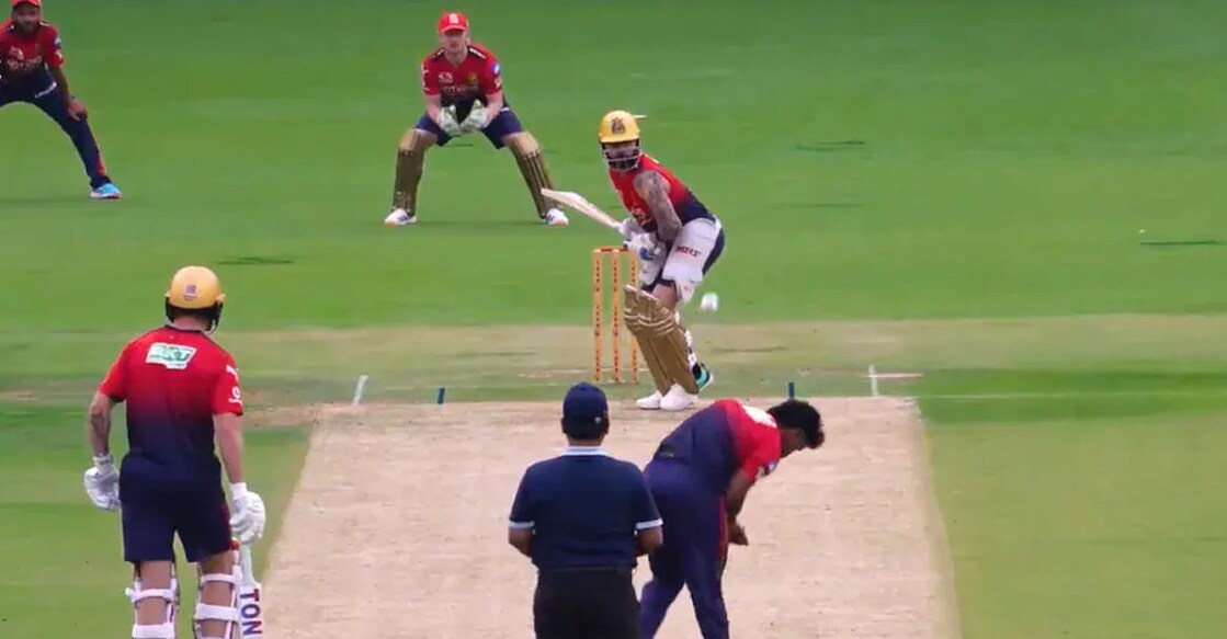 ആർസിബിയുടെ പരിശീലന മത്സരത്തിൽനിന്ന്. (X/@RCBTweets)