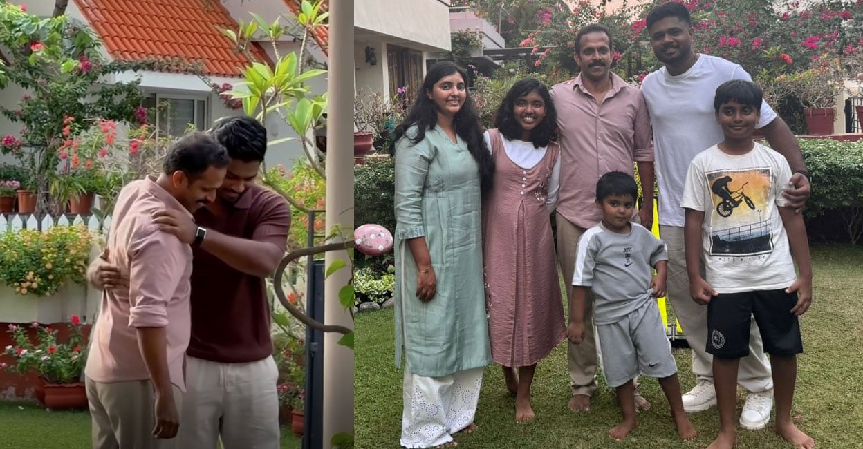 ഇതു സ്വപ്നമല്ല ചേട്ടാ... ജീവനക്കാർക്ക് സമ്മാനം നൽകിയ നിതിന് സഞ്ജുവിന്റെ വക ‘ബോണസ്’! ‘കട്ട ഫാനെ’ കാണാൻ നേരിട്ടെത്തി താരം– വിഡിയോ