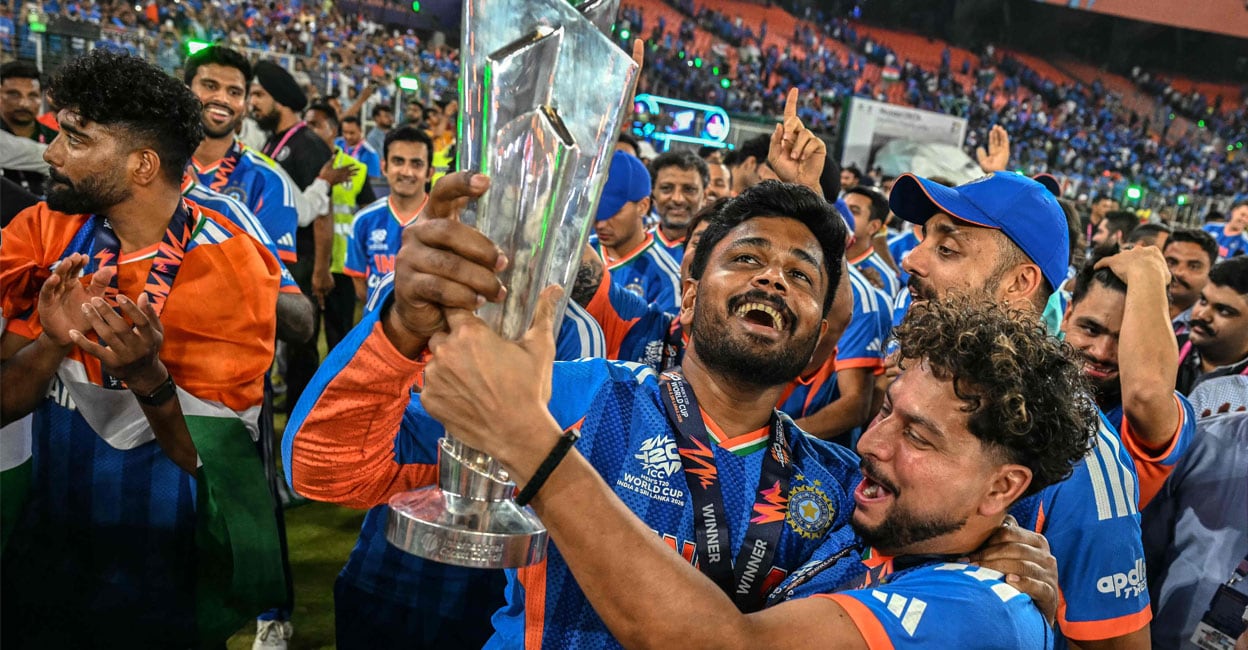 ‘കേരളത്തിന്റെ പുത്രനാണ്’: സഞ്ജു സാംസണ് തിരുവനന്തപുരത്ത് സ്വീകരണം ഒരുക്കാൻ സംസ്ഥാന സർക്കാർ