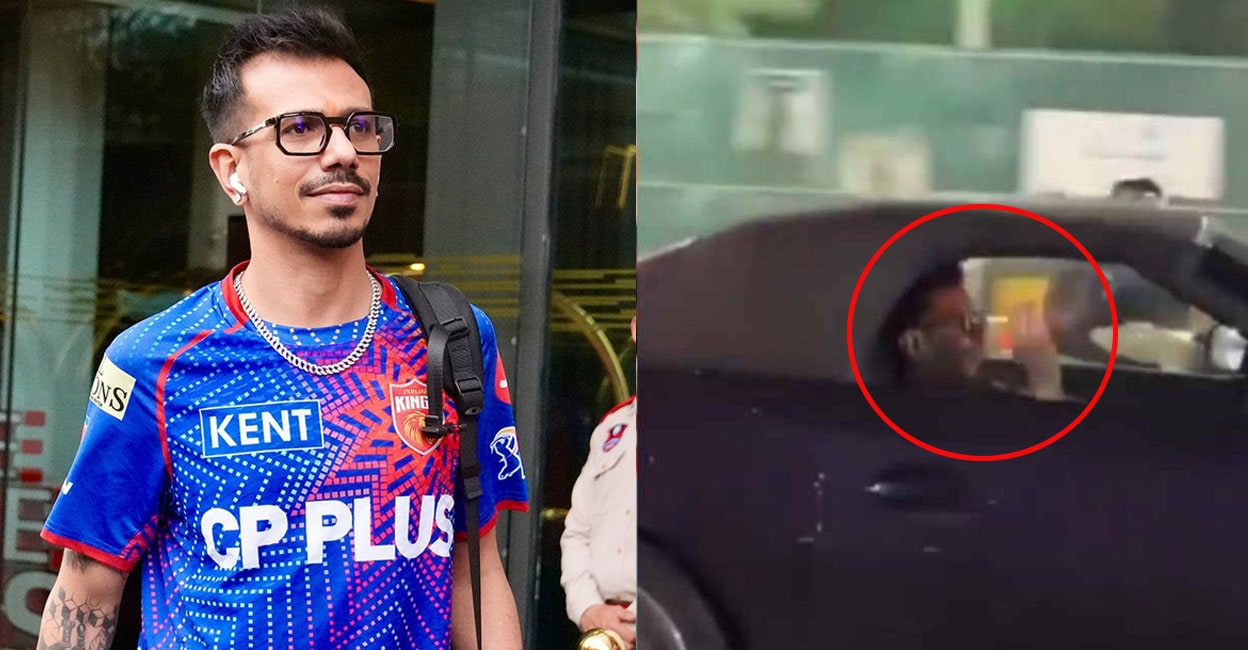 സിഗരറ്റ് വലിച്ച് ചെഹലിന്‍റെ ഡ്രൈവിങ്, കുറ്റി റോഡിലേക്ക് വലിച്ചെറിഞ്ഞു; താരത്തിനെതിരെ രൂക്ഷവിമർശനം– വിഡിയോ